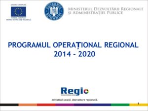 PROGRAMUL OPERAȚIONAL REGIONAL 2014-2020